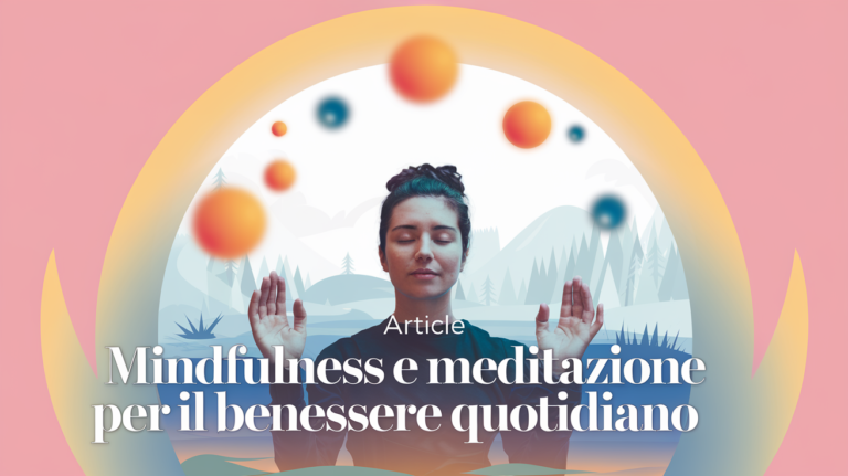 Mindfulness E Meditazione Per Il Benessere Quotidiano