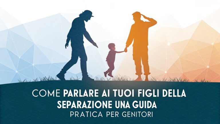 Come parlare al bambino della separazione: una guida pratica per i genitori