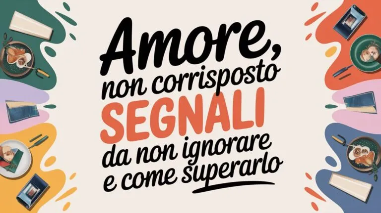Amore non corrisposto segnali da non ignorare e come superarlo