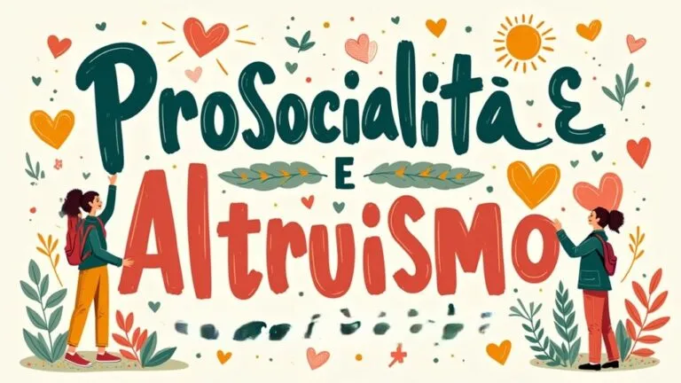 Prosocialità e altruismo due facce della stessa medaglia