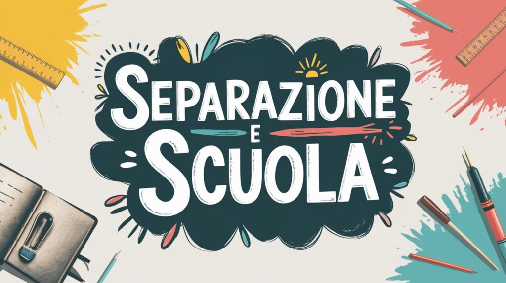 Separazione e scuola