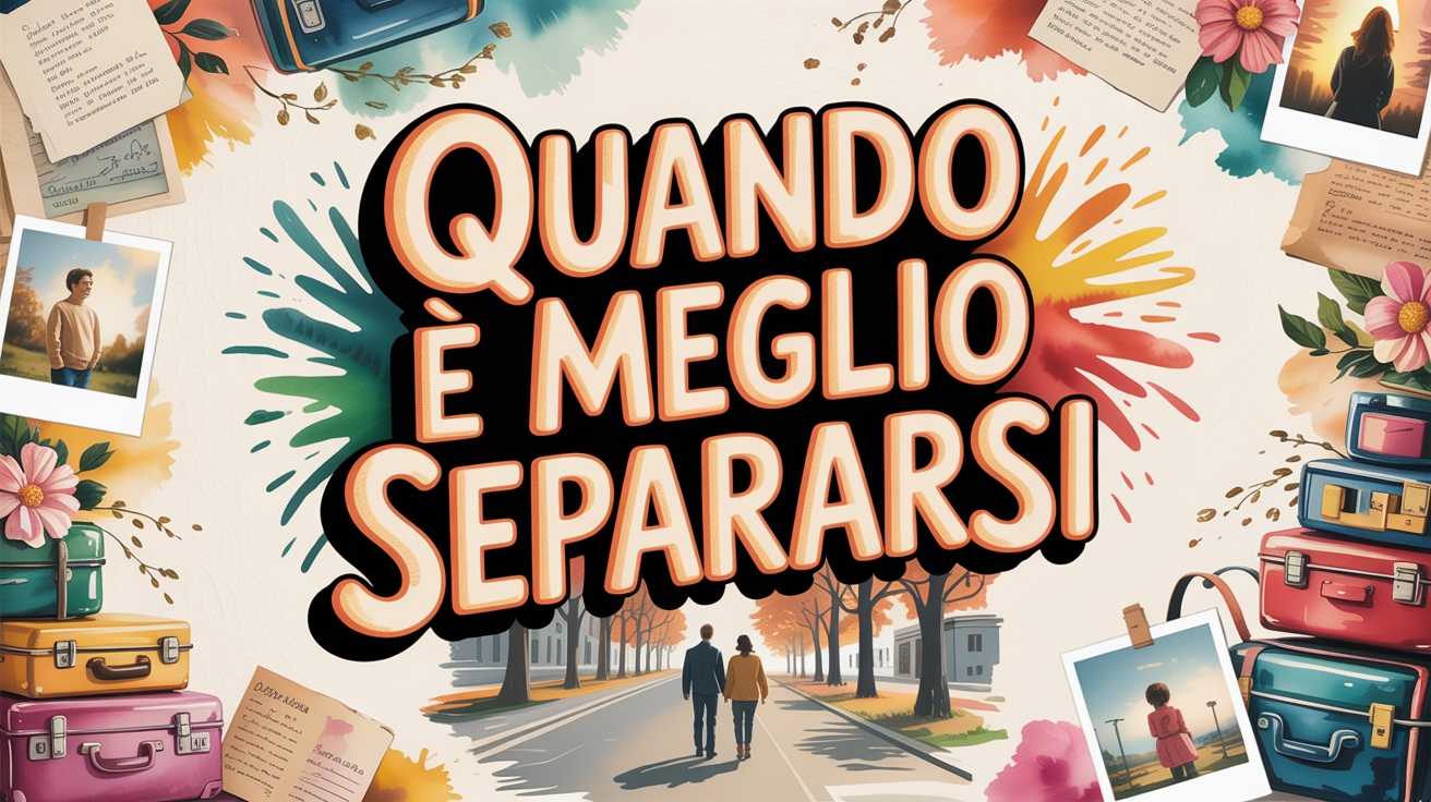 Quando meglio separarsi