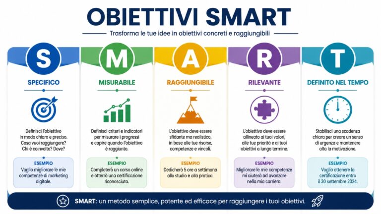 Come rendere i propri traguardi realizzabili attraverso gli obiettivi smart