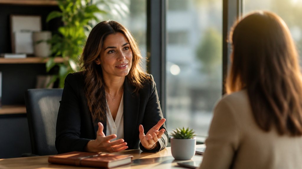 Sessione di coaching online tra coach e cliente collegati in videochiamata